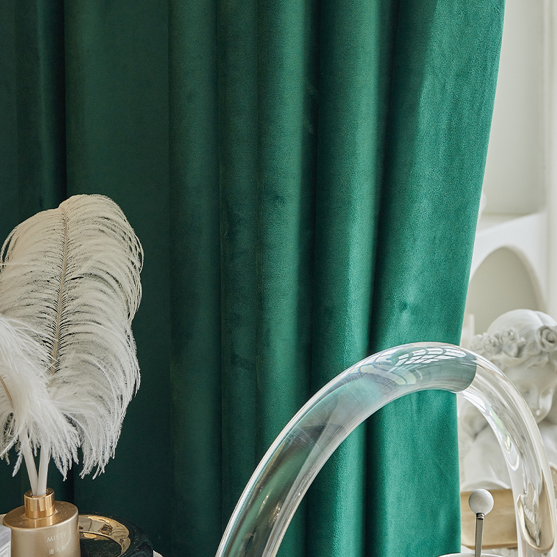 Cortinas de Terciopelo Verde O - Blackout Curtain Nursery reseña y precio